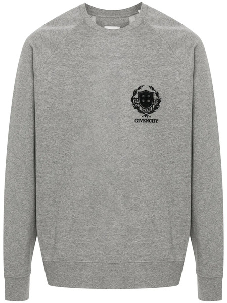  Givenchy Givenchy Crest Sweatshirt - Grey 