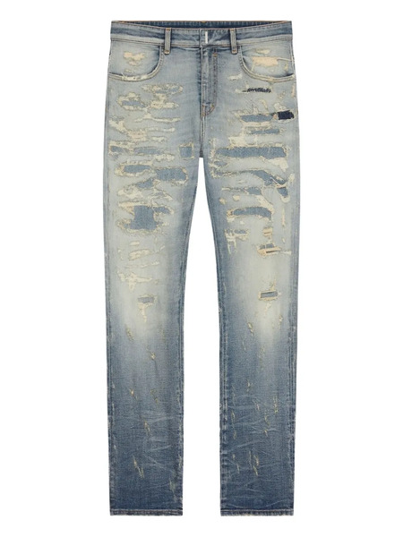  Givenchy Distressed-effect Jeans - Blue 