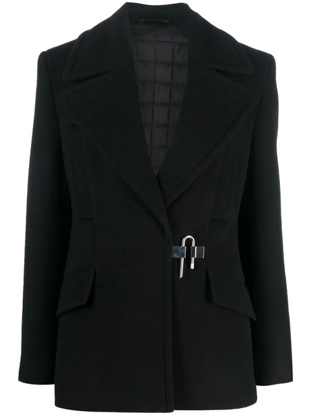  Givenchy Double-breasted Wool Blazer - Black 