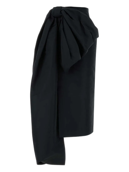  Givenchy Draped-bow Skirt - Black 