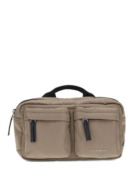  Givenchy Essential U Double-pocket Belt Bag - Brown 