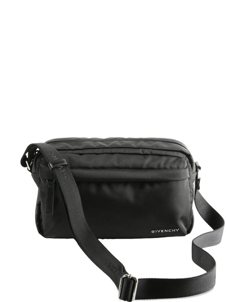  Givenchy Essential U Zipper-closure Crossbody Bag - Black 