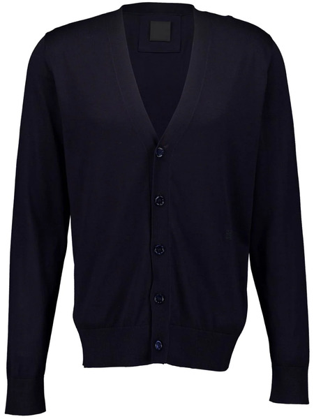  Givenchy Fine-knit V-neck Cardigan - Blue 