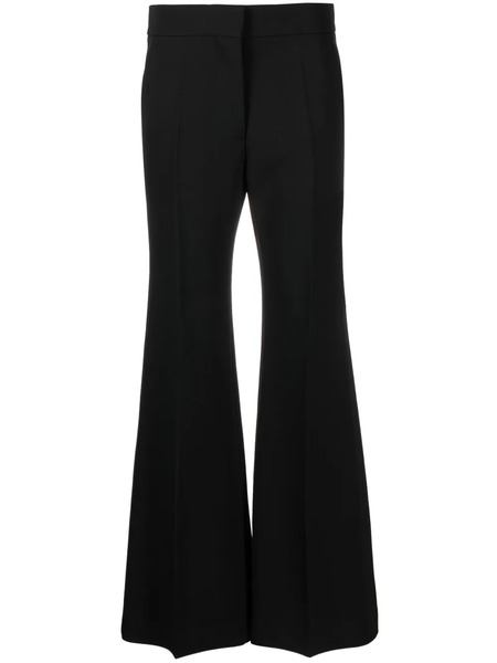  Givenchy Flared-leg Wool Trousers - Black 