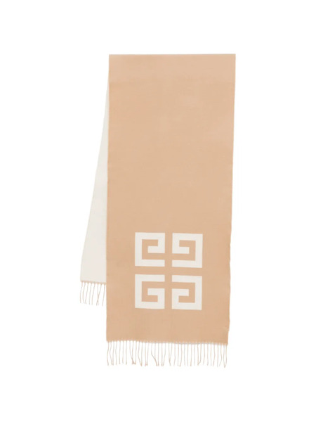  Givenchy Fringed-hem Scarf - Neutrals 