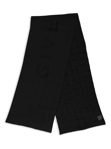 Givenchy 4g-appliqué Scarf - Black 