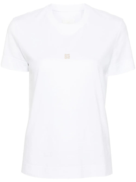  Givenchy 4g-embroidered T-shirt - White 