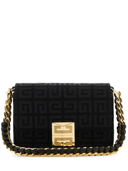  Givenchy 4g Jacquard Crossbody Bag - Black 