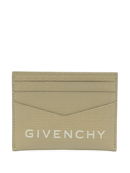  Givenchy 4g Leather Cardholder - Green 