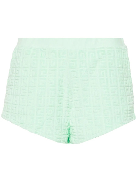  Givenchy 4g-motif Shorts - Green 