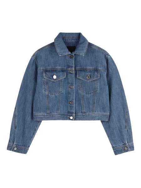  Givenchy Kids Button Denim Jacket - Blue 