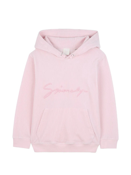  Givenchy Kids Corduroy Hoodie - Pink 