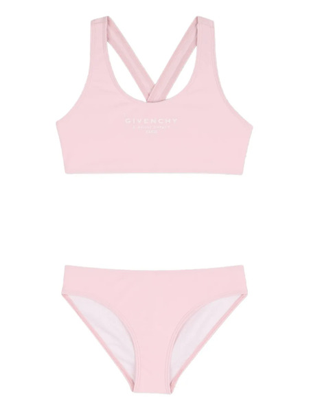  Givenchy Kids Criss-cross Bikini - Pink 