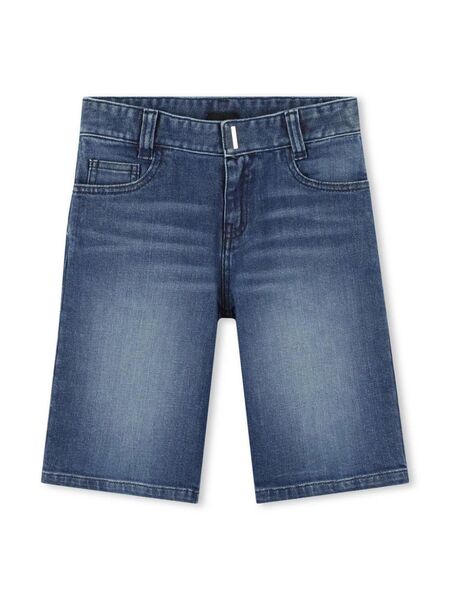  Givenchy Kids Denim Bermuda Shorts - Blue 