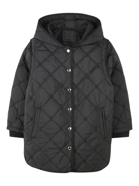 Givenchy Kids Detachable-sleeves Coat - Black 