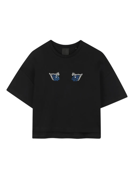  Givenchy Kids Eye-motif T-shirt - Black 