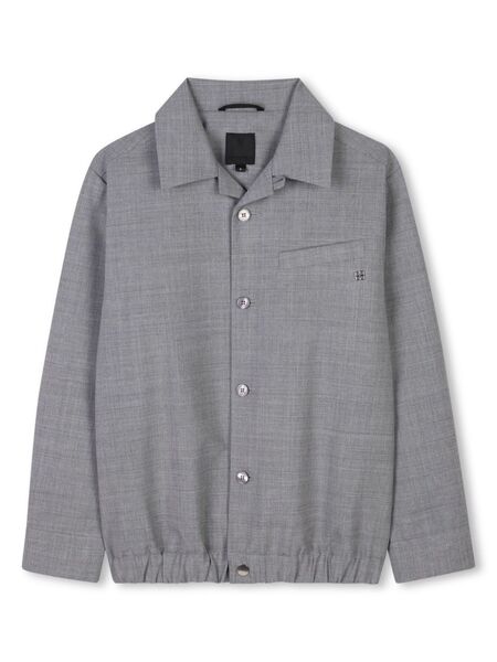  Givenchy Kids 4g Bomber Jacket - Grey 
