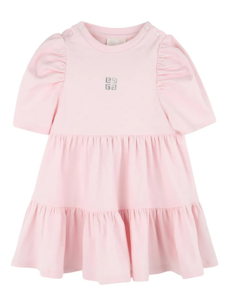  Givenchy Kids 4g Cotton Dress - Pink 