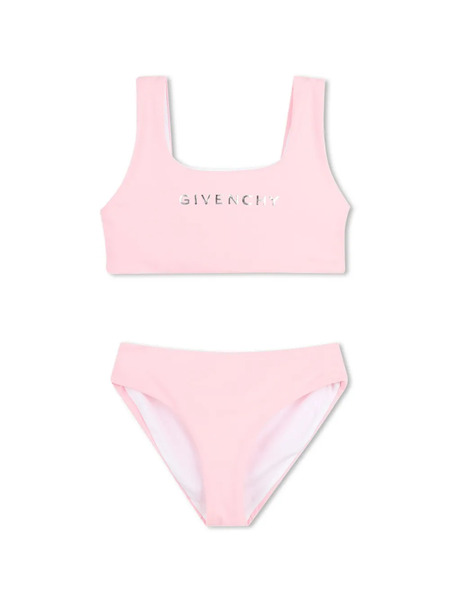  Givenchy Kids 4g-logo Bikini Bottom - Pink 