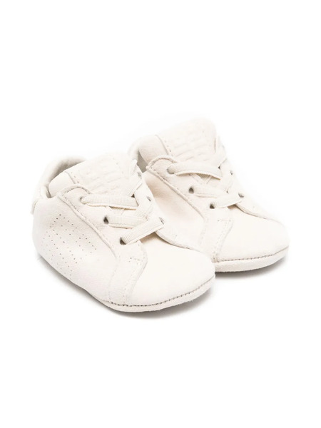  Givenchy Kids 4g-logo Suede Trainers - Neutrals 