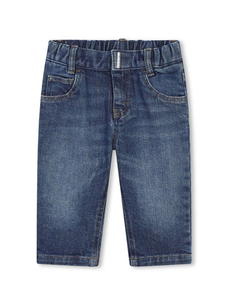  Givenchy Kids 4g-motif Logo-print Jeans - Blue 