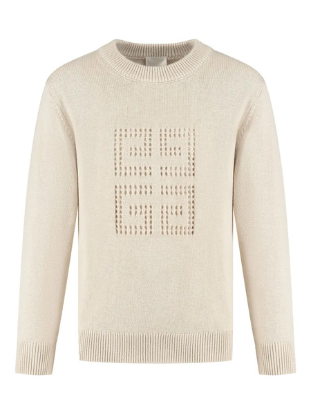  Givenchy Kids 4g-perforated Jumper - Neutrals 