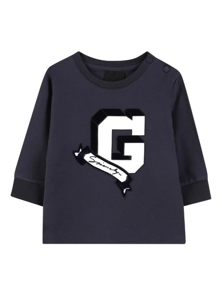  Givenchy Kids Graphic-print Sweatshirt - Blue 