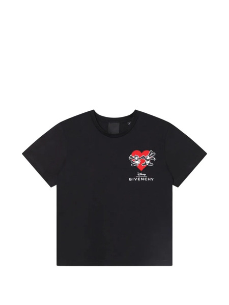 Givenchy Kids Heart Graphic T-shirt - Black 