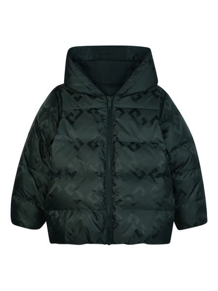 Givenchy Kids Hooded Padded Jacket - Green 