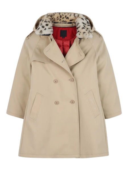  Givenchy Kids Hooded Trench Coat - Neutrals 