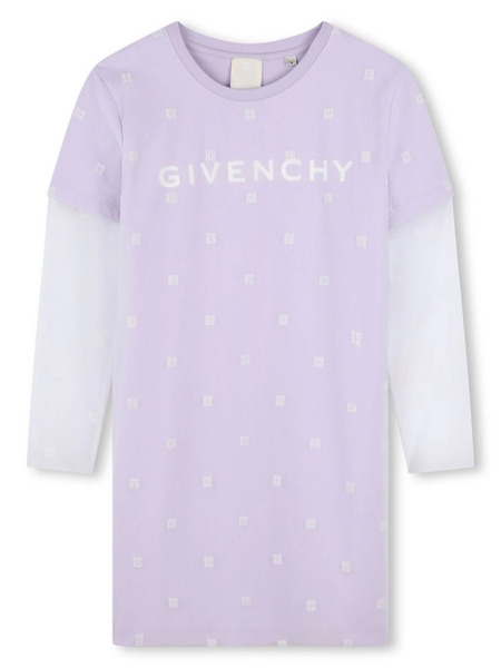  Givenchy Kids Layered T-shirt Dress - Multicolour 