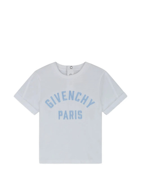  Givenchy Kids Logo-embroidered T-shirt - White 