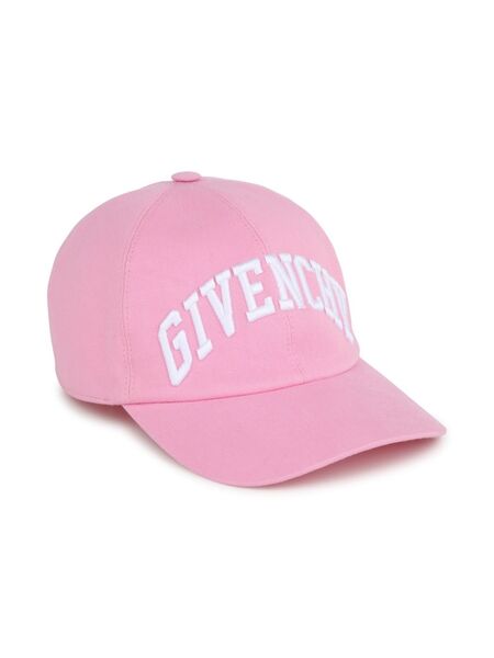 Givenchy Kids Logo-embroidery Cotton Baseball Hat - Pink 