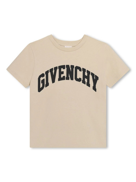  Givenchy Kids Logo-print Cotton T-shirt - Neutrals 