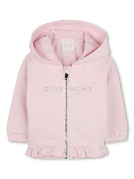  Givenchy Kids Logo-print Hoodie - Pink 