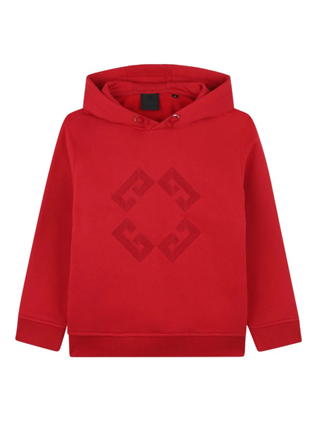  Givenchy Kids Logo-print Hoodie - Red 