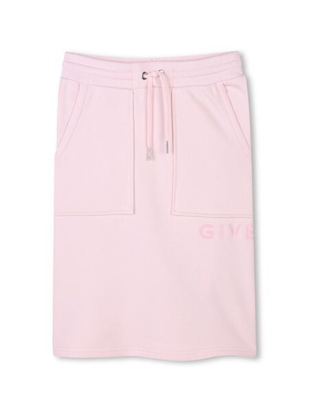  Givenchy Kids Logo-print Skirt - Pink 