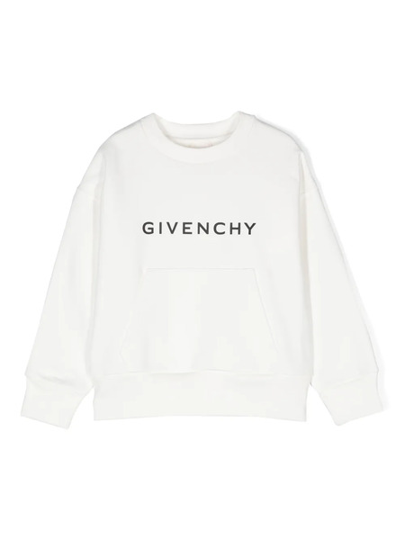 Givenchy Kids Logo-print Sweatshirt - White 