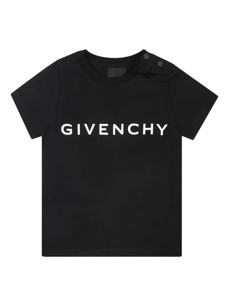 Givenchy Kids Logo-print T-shirt - Black 