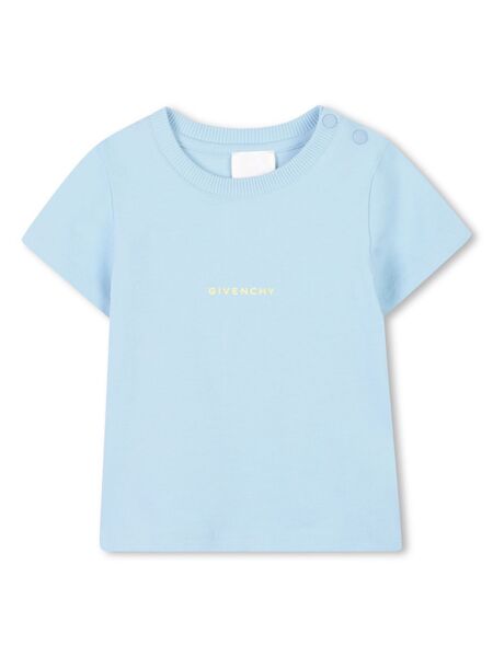  Givenchy Kids Logo-print T-shirt - Blue 