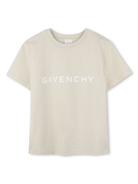  Givenchy Kids Logo-print T-shirt - Neutrals 