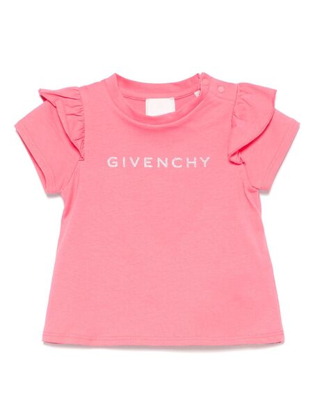  Givenchy Kids Logo-print T-shirt - Pink 