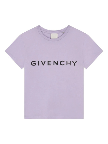  Givenchy Kids Logo-print T-shirt - Purple 