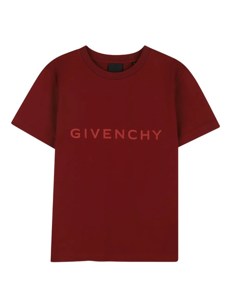  Givenchy Kids Logo-print T-shirt - Red 