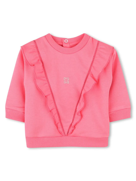  Givenchy Kids Logo Sweatshirt - Pink 