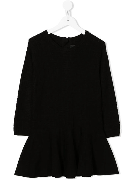  Givenchy Kids Long Sleeve Dress - Black 