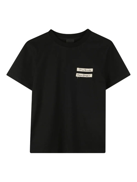  Givenchy Kids Patch-detail Short-sleeve T-shirt - Black 