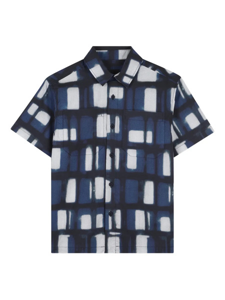  Givenchy Kids Patterned Short-sleeve Top - Blue 