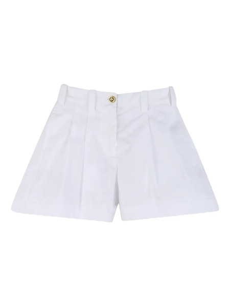  Givenchy Kids Pleated Button Shorts - White 