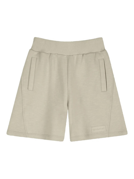  Givenchy Kids Ribbed Trim Shorts - Neutrals 